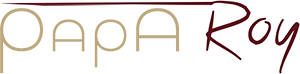 Papa Roy Logo auf weißem Hintergrund
